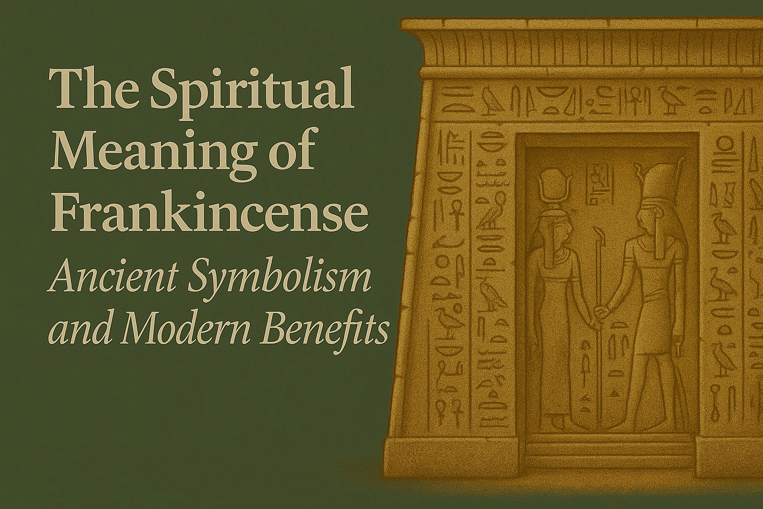 The Spiritual Meaning of Frankincense: Ancient Symbolism and Modern Benefits