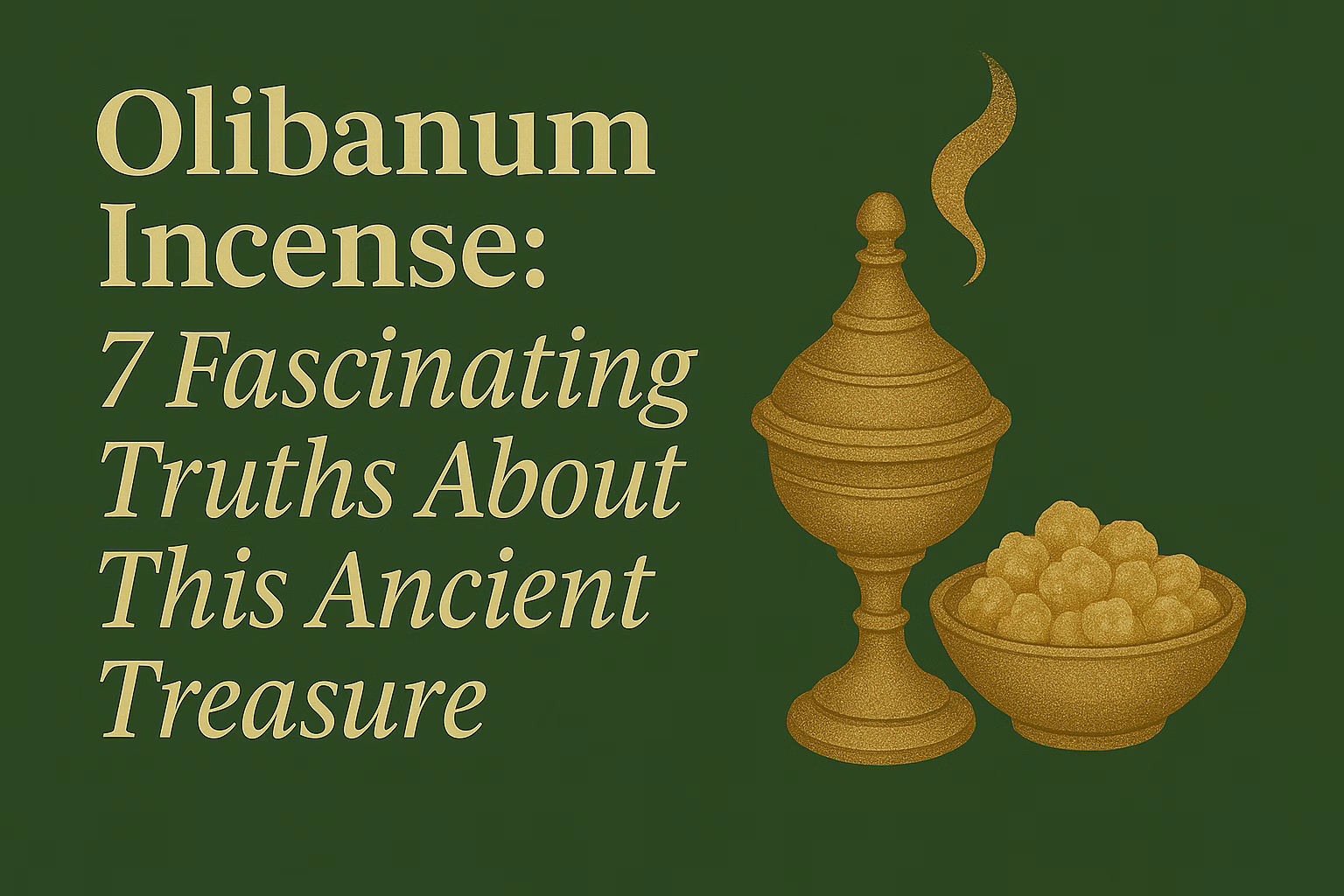 Olibanum Incense: 7 Fascinating Truths About This Ancient Treasure