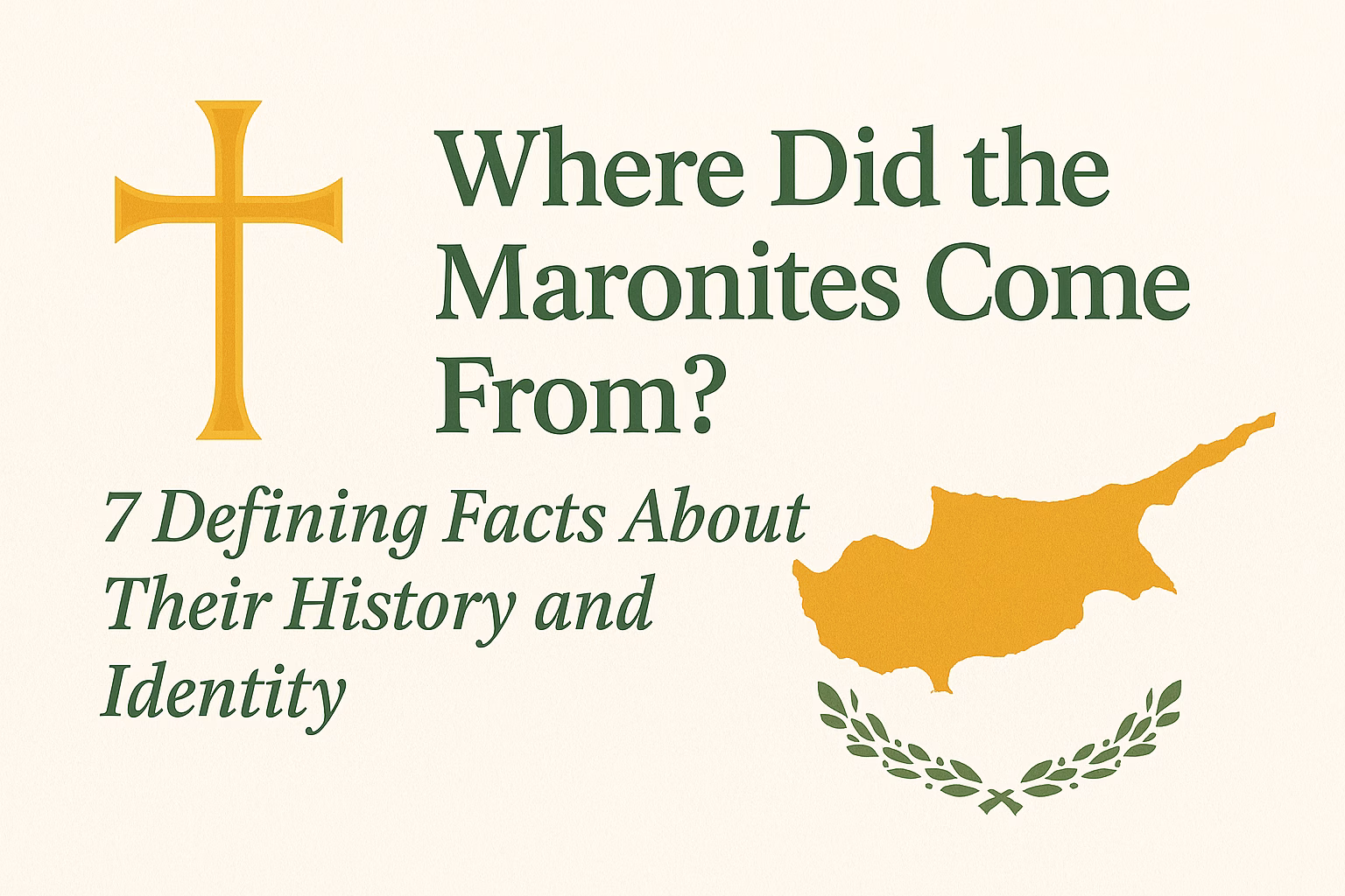 Where Did the Maronites Come From? 7 Interesting Facts About Their History and Identity in Cyprus