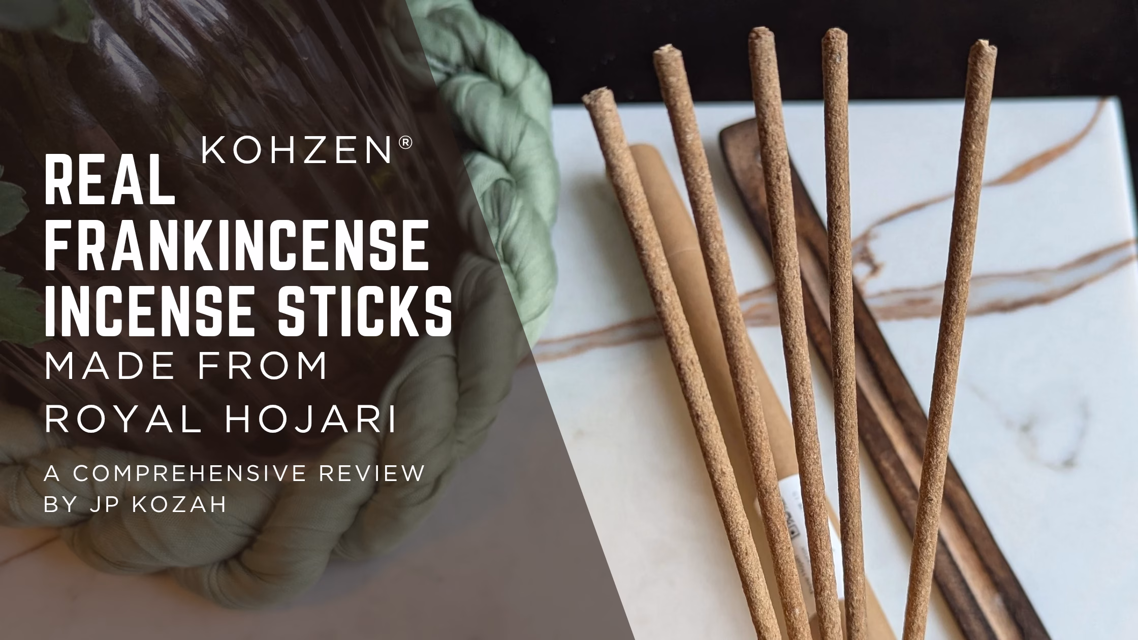 Kohzen Real Frankincense Incense Sticks Review